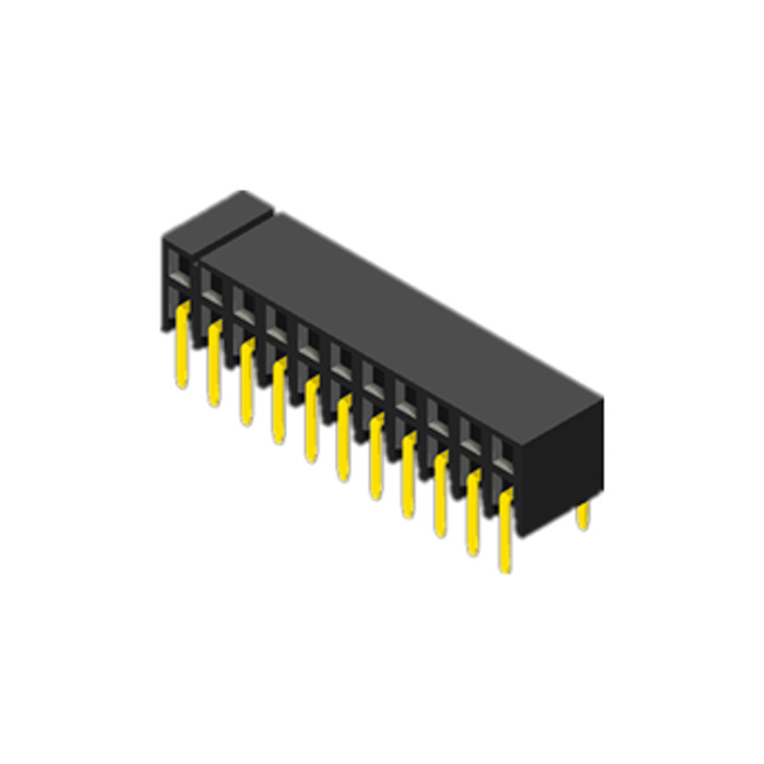 2.00mm 雙排排母 側插